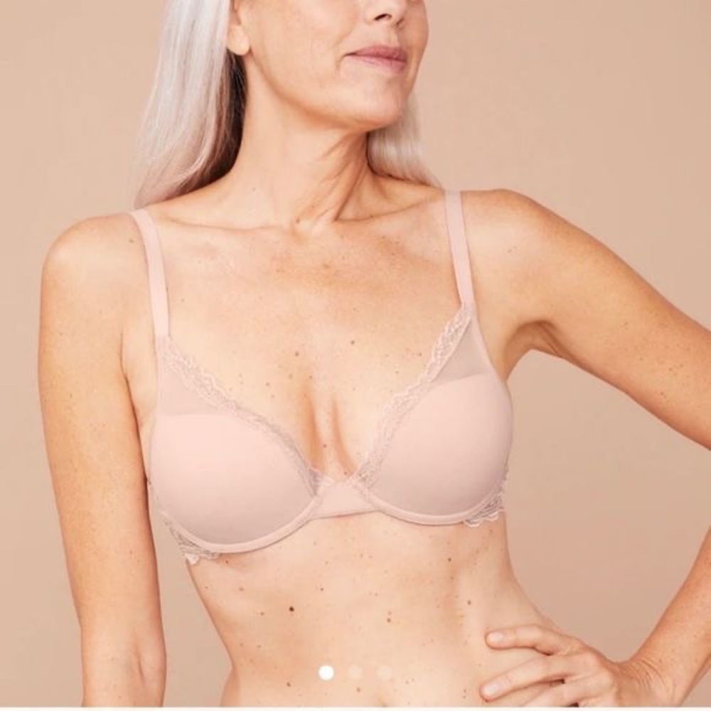 Pepper Laidback Lace Bra Sienna Rose 34B NWT BNWT